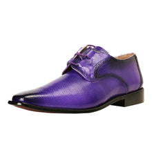 Load image into Gallery viewer, Blacktown Genuine Leather Oxford Style Lace-Up Dress Shoes For Men