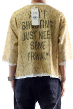 Load image into Gallery viewer, Petal S/N Jersey 3/4 Sleeve Crop Top Tee