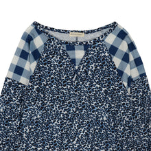 Load image into Gallery viewer, Two Tone Mixed Print Sweater