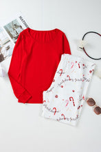 Load image into Gallery viewer, Christmas Long Sleeve Top and Pants Lounge Set