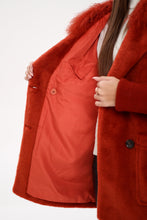 Load image into Gallery viewer, Genuine Lama Fur Peruvian Wool Coat