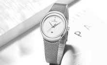 Load image into Gallery viewer, Women's Elegant Stainless Steel Watch With Braided Steel Bracelet Excellent Background Waterproof Wristwatch Unique Design Perfect Gift