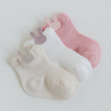 Load image into Gallery viewer, 3 Pairs Cartoon Candy Color Cotton Fashion Elastic Band Socks For Newborn Boys And Girls