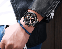 Load image into Gallery viewer, Men's Sports Waterproof Stainless Steel Watch With Chronometers And Special Date Display Unique Design Perfect Gift