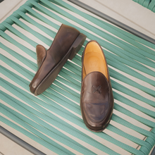 Load image into Gallery viewer, Women's Brown Leather Milano Loafer