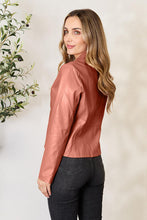 Load image into Gallery viewer, Women Classic Neck Zip-Up Jacket For Everyday Wear Elegant Girls Jacket