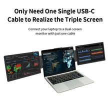 Load image into Gallery viewer, 12 Inch Laptop Dual Monitor 1920*1080 HD IPS LCD Dual Monitor Screen Extender Laptops For Macbook Huawei