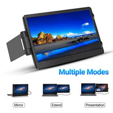 Load image into Gallery viewer, 12 Inch Laptop Dual Monitor 1920*1080 HD IPS LCD Dual Monitor Screen Extender Laptops For Macbook Huawei