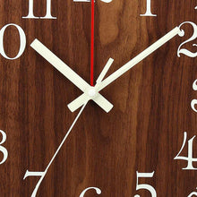 Load image into Gallery viewer, 12 Inch Luminous Wall Clock Wall Clock Luminous Wall Clock Wood Silent Light in Dark Night Nordic Fashion Wall Clock Non Ticking Clock with Night Light Wood Silent light in dark night Nordic Fashion Wall Clock Non Ticking Clock With Night Light