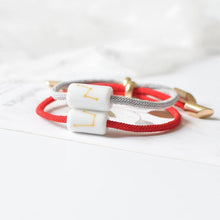 Load image into Gallery viewer, 12 Zodiac Bracelet Charm Jewelry Adjustable Braided Rope Couple Bracelets Handmade Navy String Bracelet With Metal Knot Men Women Braided Bracelets Gifts