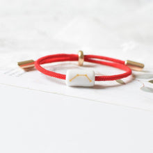 Load image into Gallery viewer, 12 Zodiac Bracelet Charm Jewelry Adjustable Braided Rope Couple Bracelets Handmade Navy String Bracelet With Metal Knot Men Women Braided Bracelets Gifts
