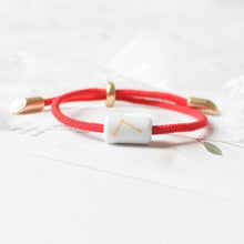 Load image into Gallery viewer, 12 Zodiac Bracelet Charm Jewelry Adjustable Braided Rope Couple Bracelets Handmade Navy String Bracelet With Metal Knot Men Women Braided Bracelets Gifts