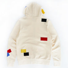 Load image into Gallery viewer, F5715 Frost Patchwork Zip Up Hoodie - Natural