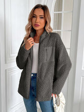 Load image into Gallery viewer, Winter Warm Zip Up Long Sleeve Jacket Fuzzy Cozy & Stylish Jacket Cold-Weather Essential Outdoor Jacket