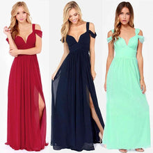 Load image into Gallery viewer, Long Floor Length Elegant Greek Style Pleated Dress