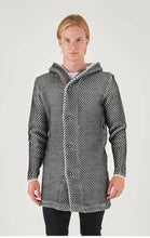 Load image into Gallery viewer, Lagos Red Exclusive Men's Black Knitted Long Sweaters | Hoodie LS87