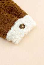 Load image into Gallery viewer, Women Cute Sherpa Jacket with Button Closure and Collared Neck in Elegant Retro Style