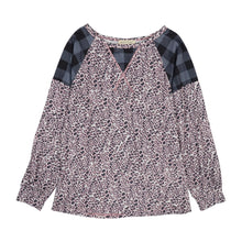 Load image into Gallery viewer, Two Tone Mixed Print Sweater