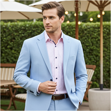 Load image into Gallery viewer, George Button-Up Shirt With Contrast Details // Pink // Contemporary Fit (Regular)