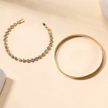Load image into Gallery viewer, Vintage Jewelry Gold Diamond Bracelet