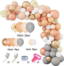 Load image into Gallery viewer, 129Pcs Purple And Gold Balloons For Happy Birthday Foil Balloons Banner Circle Dots Garland Birthday Party Decorations Birtdhay Ballons Decoration