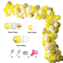 Load image into Gallery viewer, 129Pcs Purple And Gold Balloons For Happy Birthday Foil Balloons Banner Circle Dots Garland Birthday Party Decorations Birtdhay Ballons Decoration