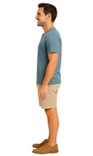 Load image into Gallery viewer, Men's Short Sleeve Henley Relaxed Fit Shirt with Pocket
