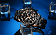 Load image into Gallery viewer, Men's Sports Waterproof Stainless Steel Watch With Chronometers And Special Date Display Unique Design Perfect Gift