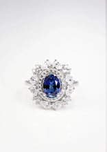 Load image into Gallery viewer, Exquisite Sapphire Ring - Ocean'S Petals