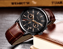Load image into Gallery viewer, Men's Waterproof Watch With Chronometers Day View Sport Analog Watches Excellent Look Perfect Gift For Him