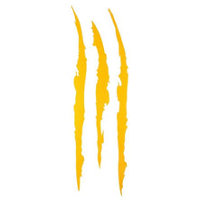 Load image into Gallery viewer, 1/2PCS Auto Car Stickers Reflective Monster Claw Marks Scratch Stripe Marks Auto Headlight Decal Dinosaur Raptor Scratches Decor Claw Marks Decal Reflective Sticker Monster Claw Marks Headlight Car Sticker Stripes Scratch Decal Vinyl Sticker
