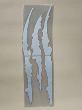 Load image into Gallery viewer, 1/2PCS Auto Car Stickers Reflective Monster Claw Marks Scratch Stripe Marks Auto Headlight Decal Dinosaur Raptor Scratches Decor Claw Marks Decal Reflective Sticker Monster Claw Marks Headlight Car Sticker Stripes Scratch Decal Vinyl Sticker