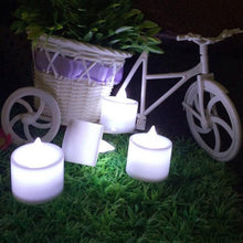 Load image into Gallery viewer, 12Pcs Electronic LED Tea Light Candles Flickering Bulb Battery Operated Flameless LED Tea Light for Seasonal & Festival Celebration Electric Fake Candle Realistic Battery-Powered Flameless Candles for Home Bedroom Party Wedding Festival Decor