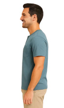 Load image into Gallery viewer, Men's Short Sleeve Henley Relaxed Fit Shirt with Pocket