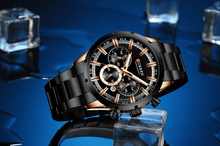 Load image into Gallery viewer, Men's Sports Waterproof Stainless Steel Watch With Chronometers And Special Date Display Unique Design Perfect Gift