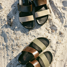 Load image into Gallery viewer, Women's Brown & Tan Cinturini Sandal