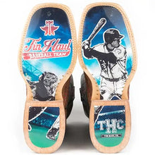 Load image into Gallery viewer, Tin Haul Slugger With Field Of Dreams Sole (Black/Tan) - Men's Leather Cowboy Boot