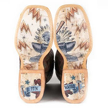 Load image into Gallery viewer, Tin Haul Triangles/Anvil Of Power - Men's Leather Cowboy Boot