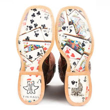 Load image into Gallery viewer, Tin Haul The Gambler/Card Shuffle - Men's Leather Cowboy Boot