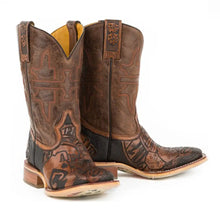 Load image into Gallery viewer, Tin Haul The Gambler/Card Shuffle - Men's Leather Cowboy Boot
