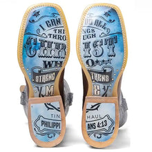 Load image into Gallery viewer, Tin Haul Ichtusacross/Strength - Men's Leather Cowboy Boot