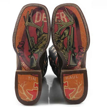 Load image into Gallery viewer, Tin Haul Open Season/Deer Hunter - Men's Leather Cowboy Boot
