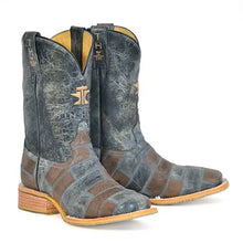 Load image into Gallery viewer, Tin Haul Bricks And Stones/Ride Em' Cowboy - Men's Leather Cowboy Boot