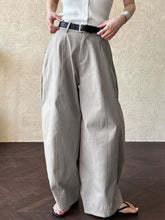 Load image into Gallery viewer, Retro Three-Dimensional Tailoring Workwear Wide-Leg Pants