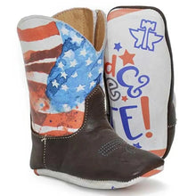Load image into Gallery viewer, Tin Haul Mini American - Infant Cowboy Bootie