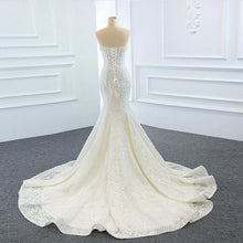 Load image into Gallery viewer, The Wedding Dress Wears Two Fishtail Tail Tube Tops, The Temperament Is Thin And Dreamy