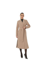 Load image into Gallery viewer, Arden Classic Wraparound Overcoat in Latte