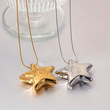Load image into Gallery viewer, 18K Gold-plated Star Necklace Jewelry - Stainless Steel Five-pointed Star Design