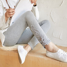 Load image into Gallery viewer, Women’s Cotton Blend Leggings – Soft Stretch Everyday Pants