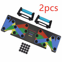 Load image into Gallery viewer, Push Up Rack Edge 9 in 1 Body Building Exercise Fitness Tools Women Men Push-Up Display Shelves and Raisers For GYM Training Body drop shipping
